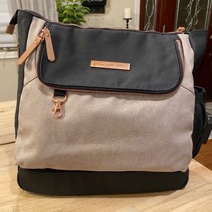 Petunia Pickle Bottom Pivot Pack Diaper Bag Black/Sand